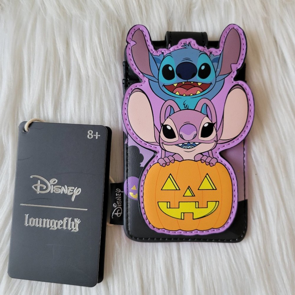 Disney Angel & Stitch Pumpkin Cardholder